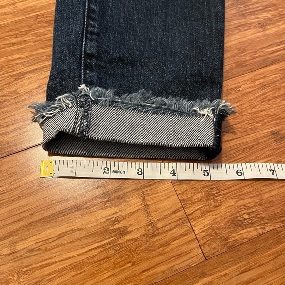 Fidelity denim Gwen high rise skinny Abbot vintage w holes distressed jeans. 29 - Picture 14 of 15